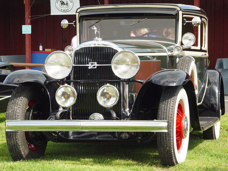 Classic black Buick car