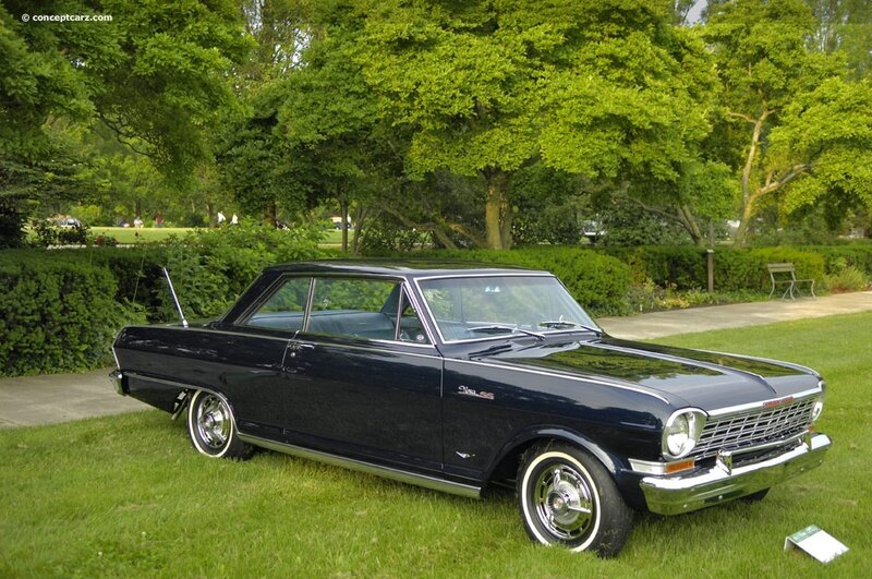 Classic black Chevrolet Nova SS