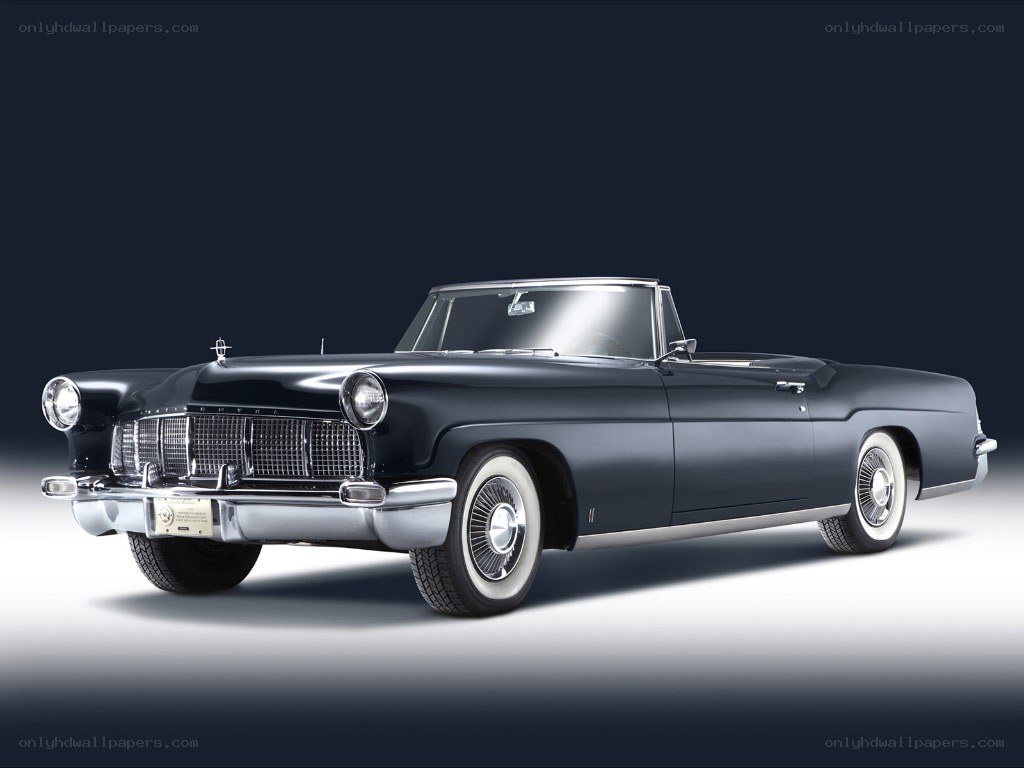 Classic black convertible car