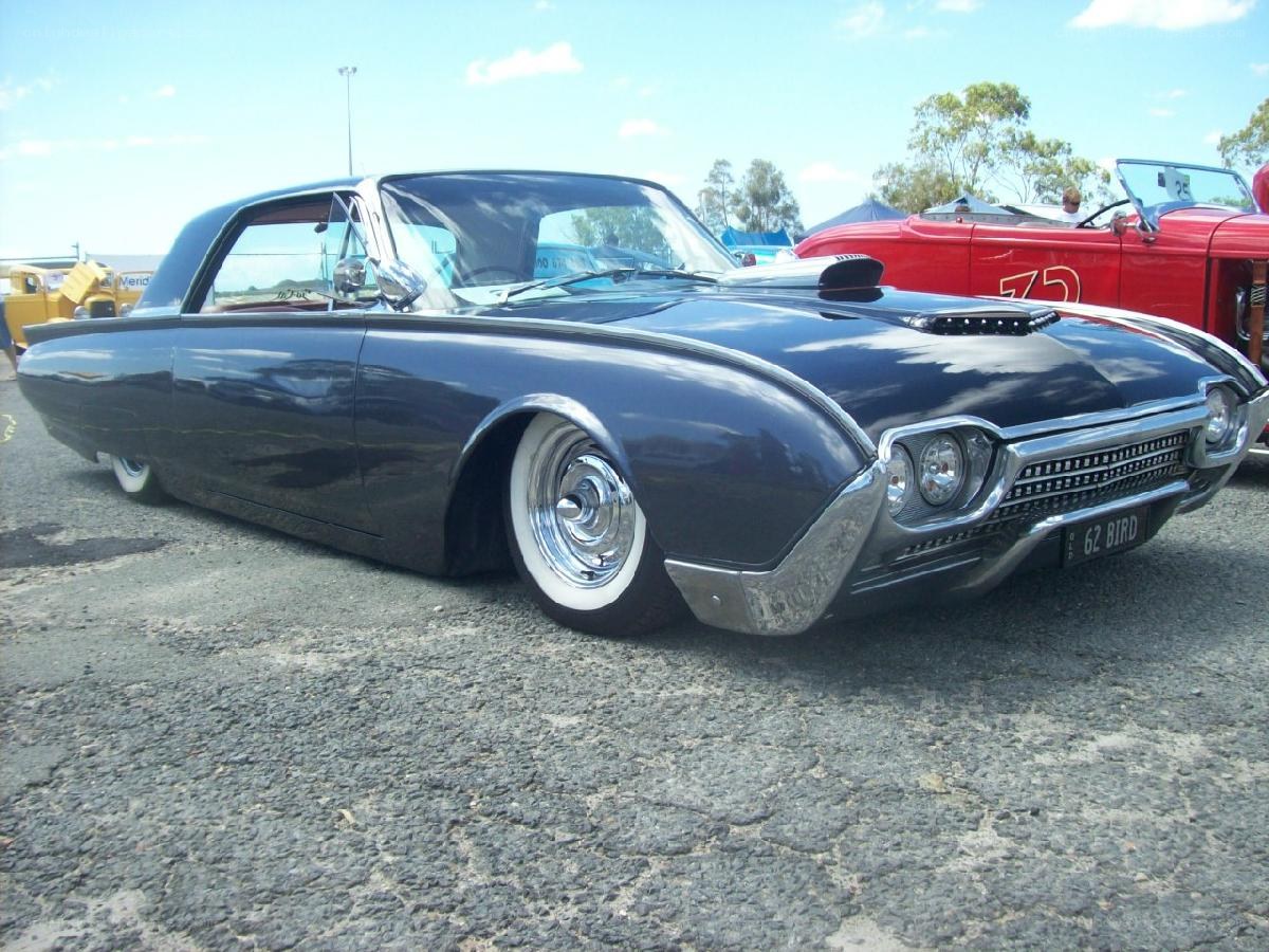Classic black custom car