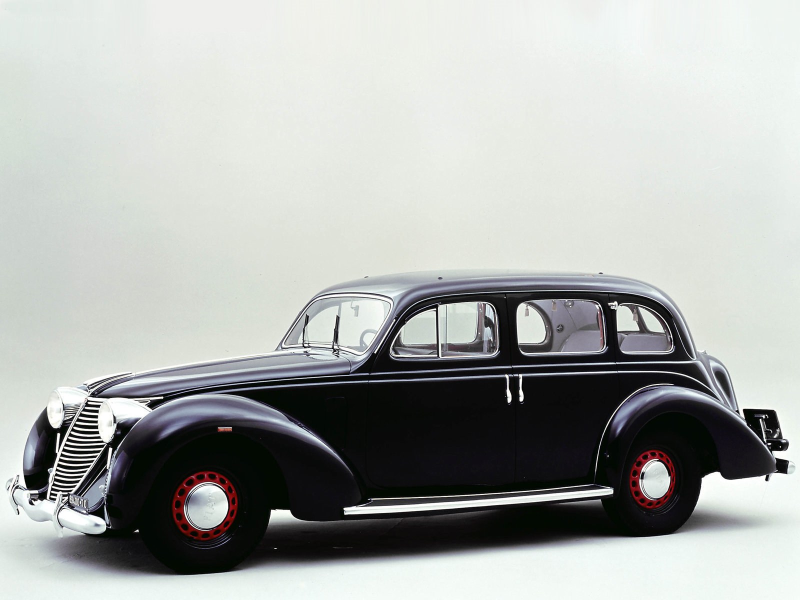 Classic black sedan car
