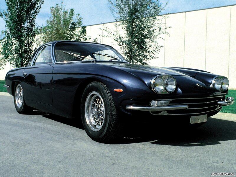 Classic black sports car