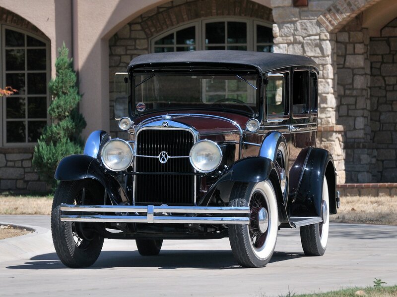 Classic black vintage car