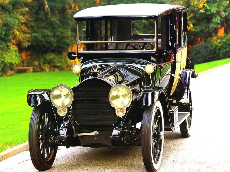 Classic black vintage car
