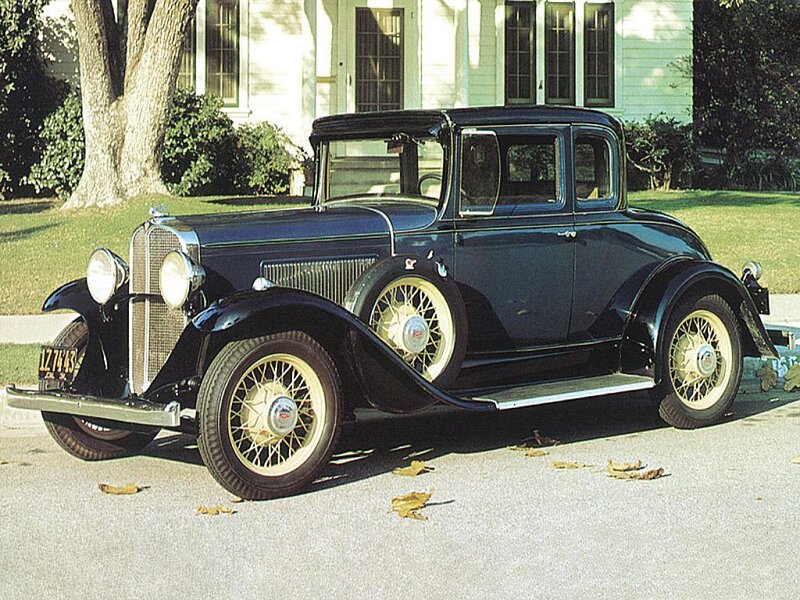 Classic black vintage car