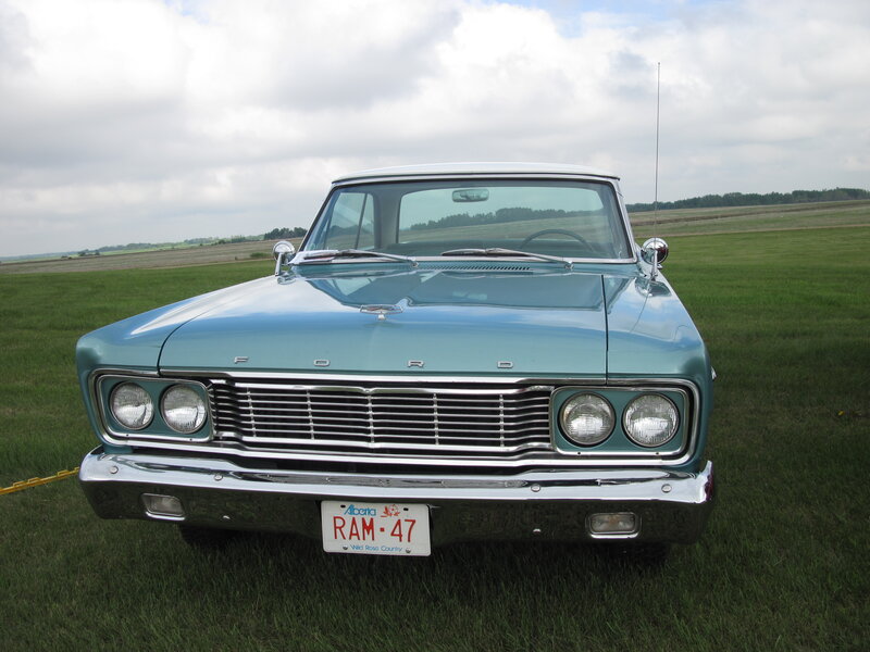 Classic Blue Ford Car