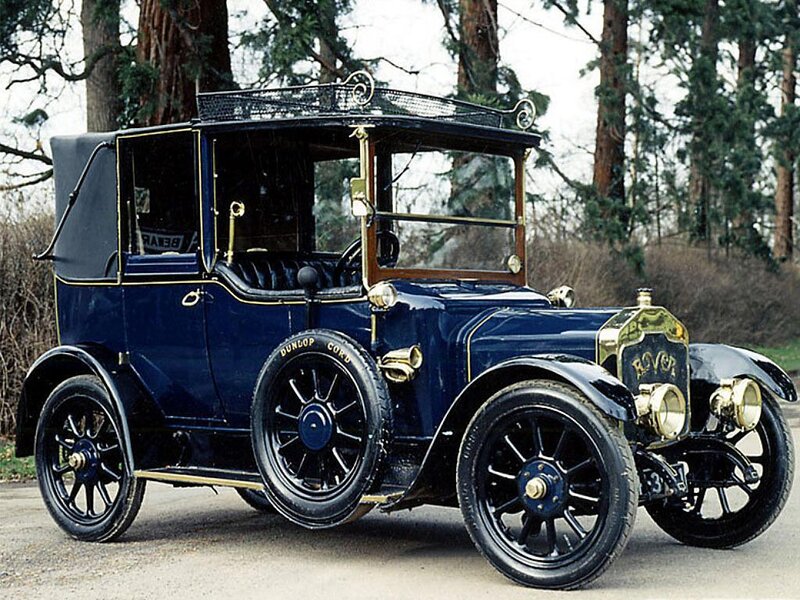 Classic blue vintage car