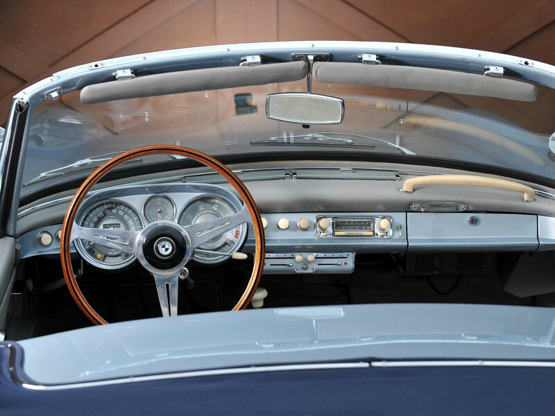 Classic BMW car interior