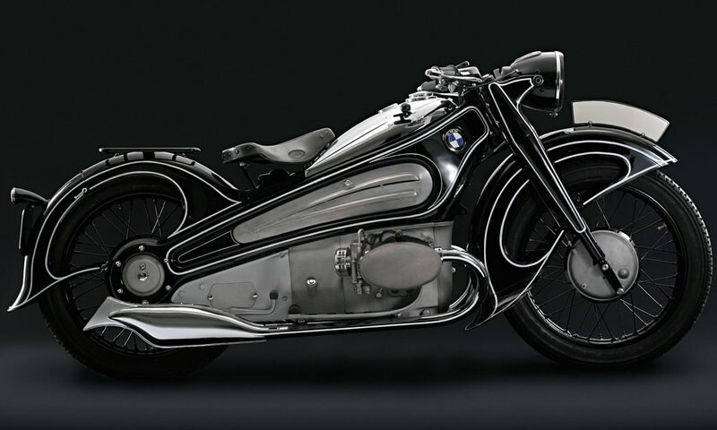 Classic BMW motorcycle