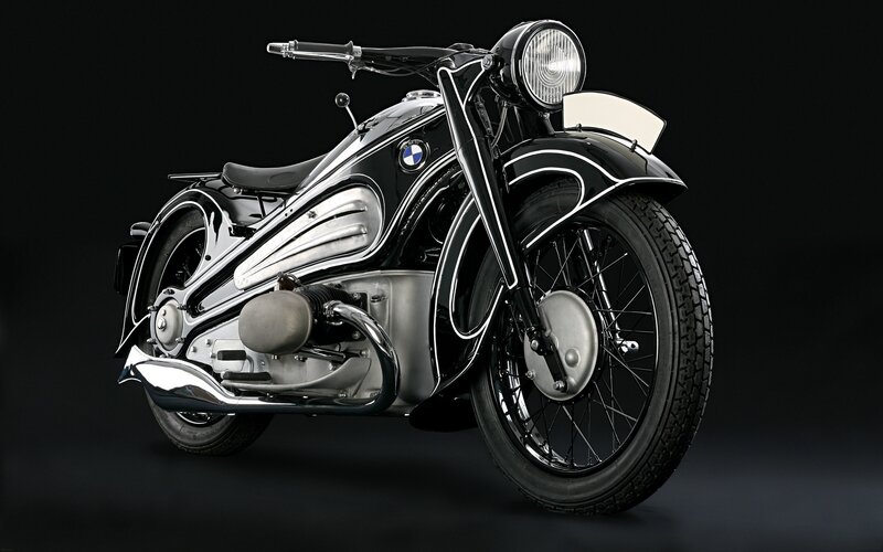 Classic BMW motorcycle