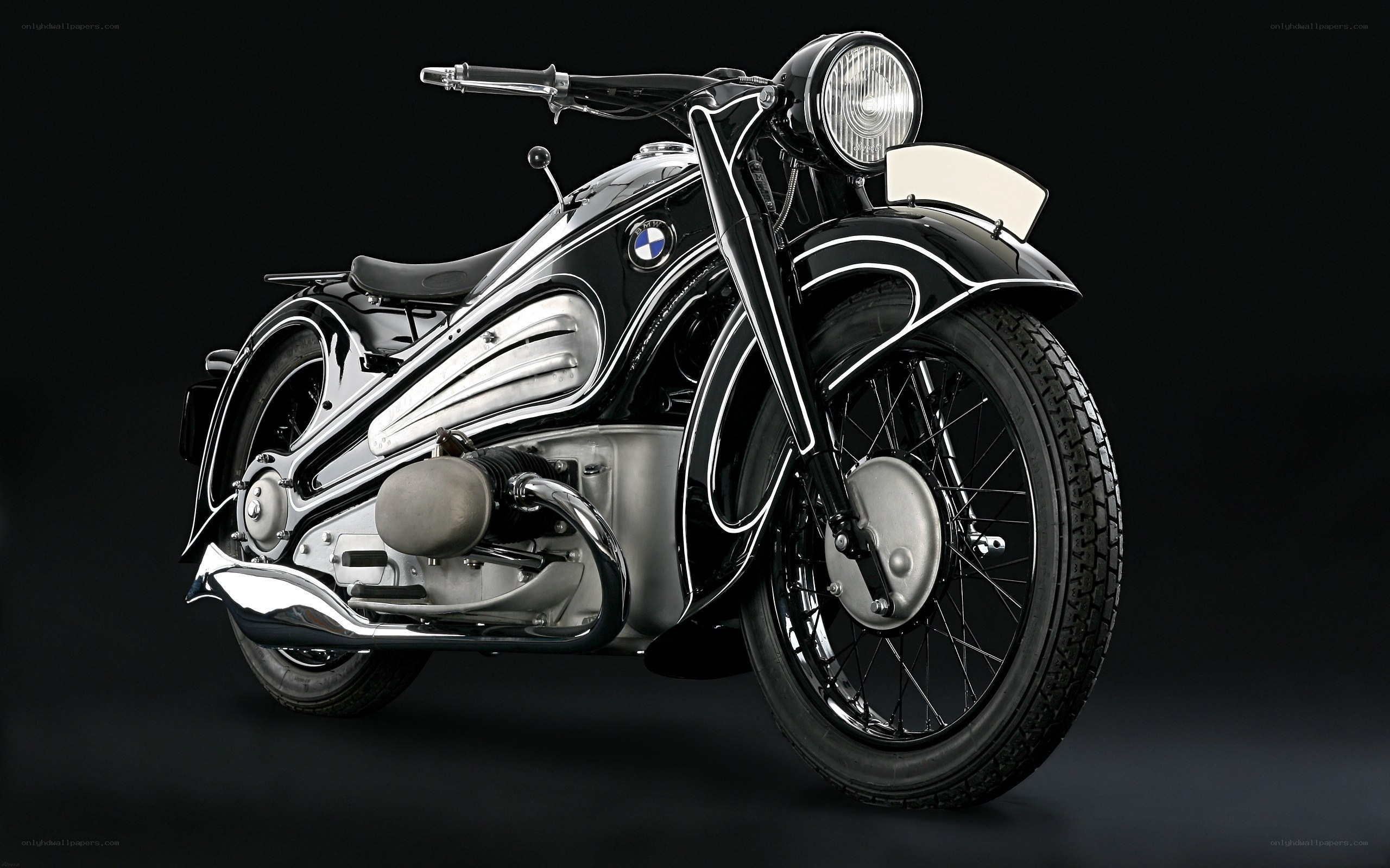 Classic BMW motorcycle