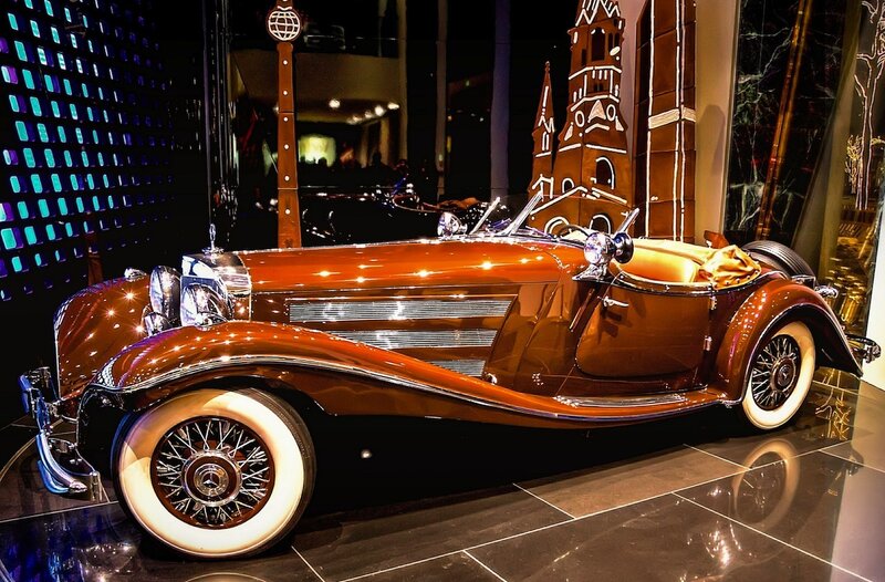 Classic Brown Car