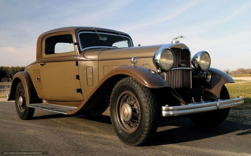 Classic brown coupe car