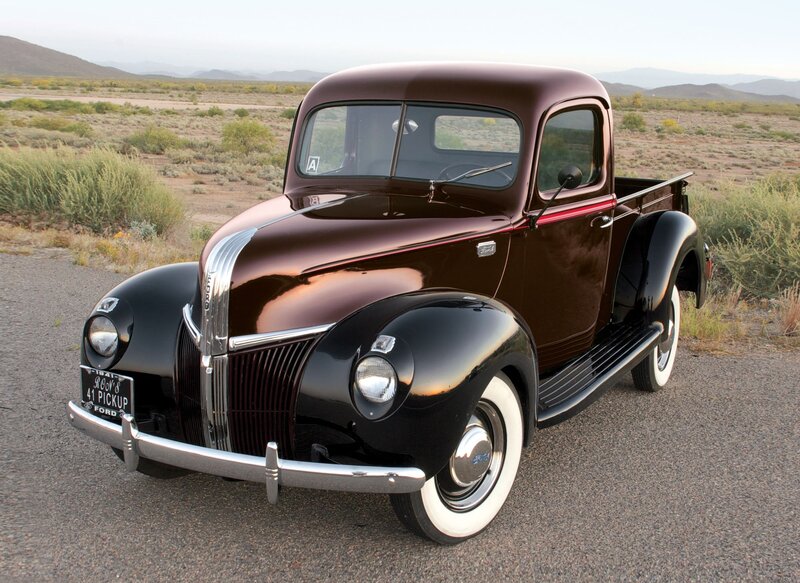 Classic Brown Pickup Truck — Serene