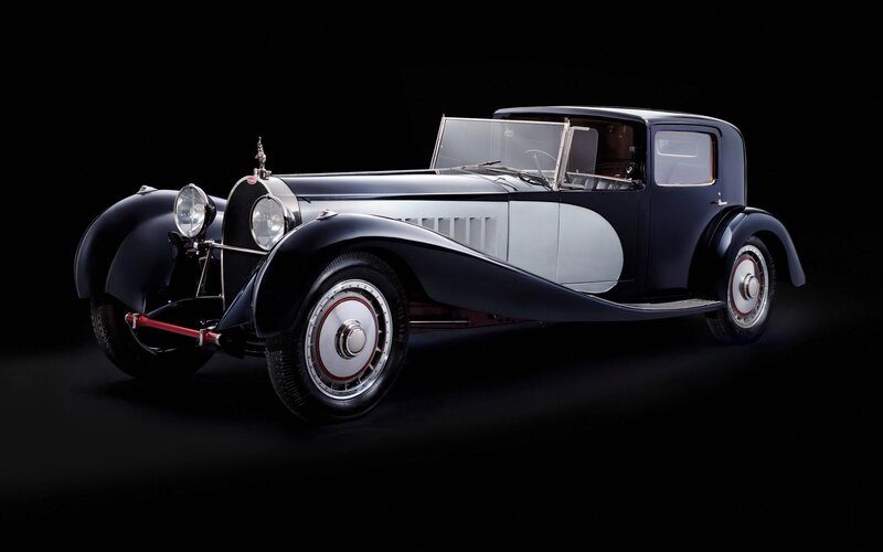 Classic Bugatti automobile