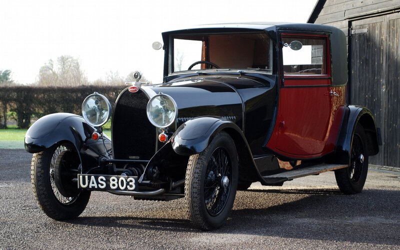 Classic Bugatti car