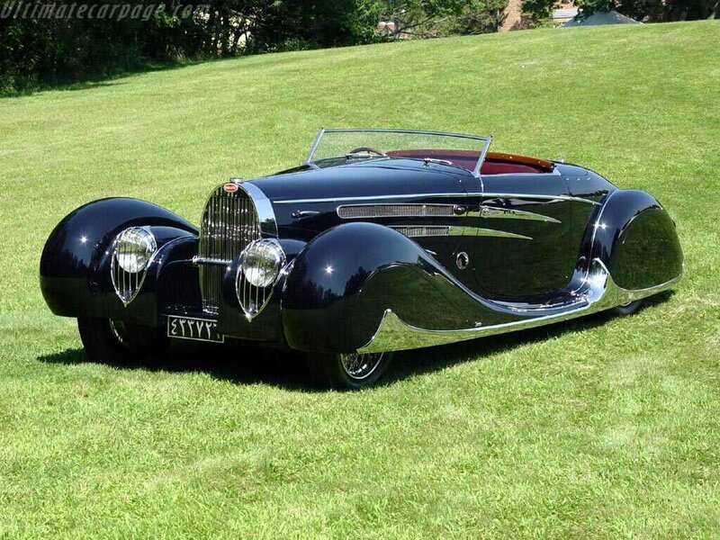 Classic Bugatti roadster