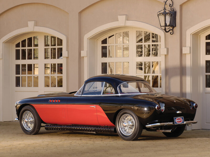 Classic Bugatti sports car