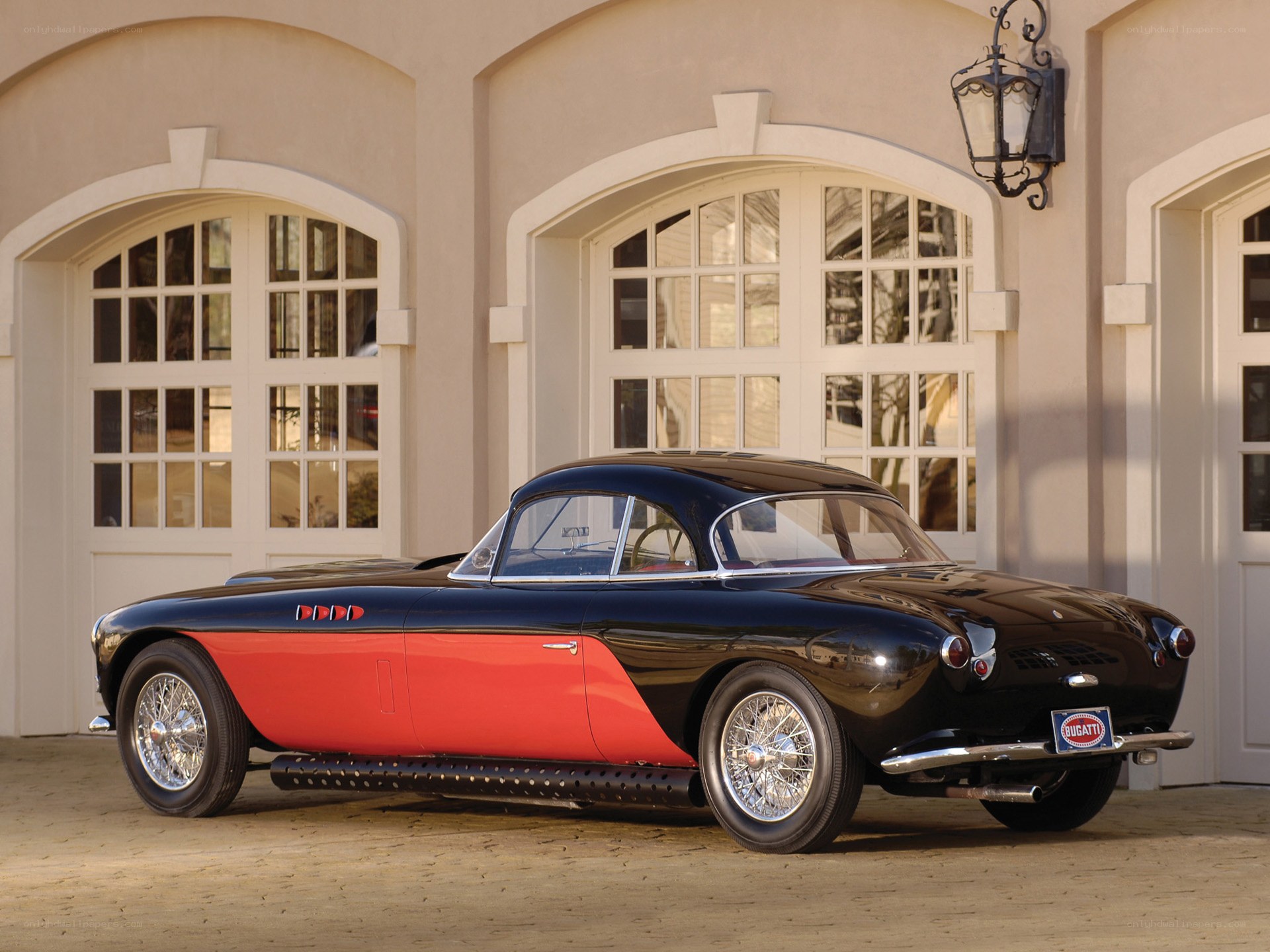 Classic Bugatti sports car