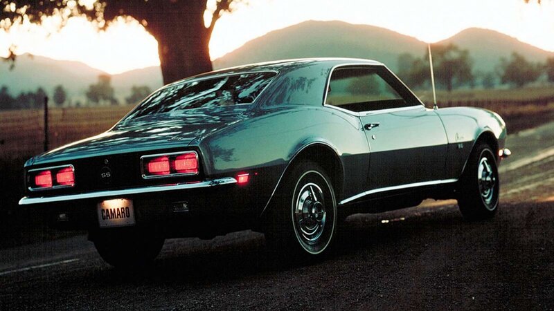 Classic Camaro Car — Green