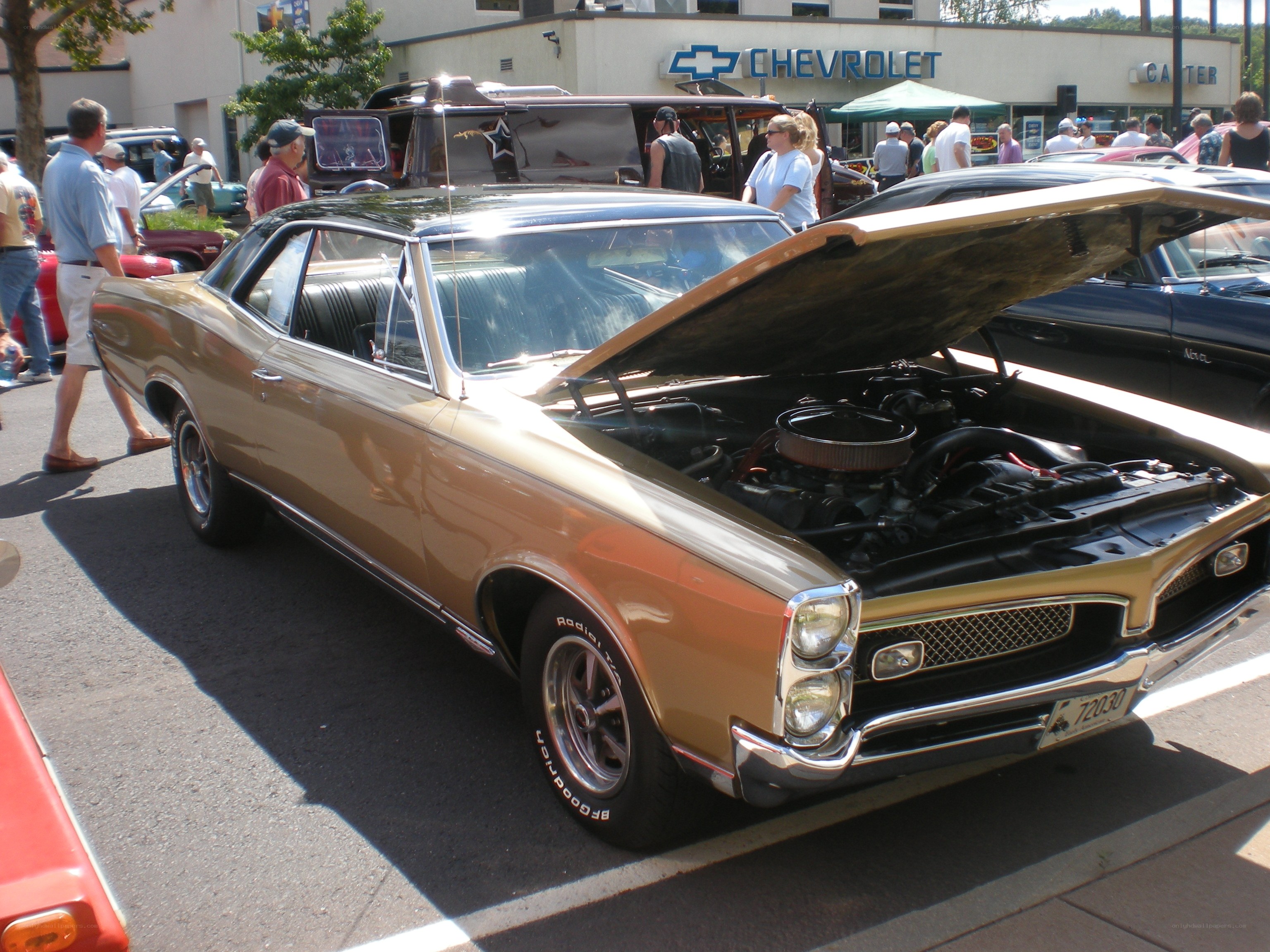 Classic car at a show