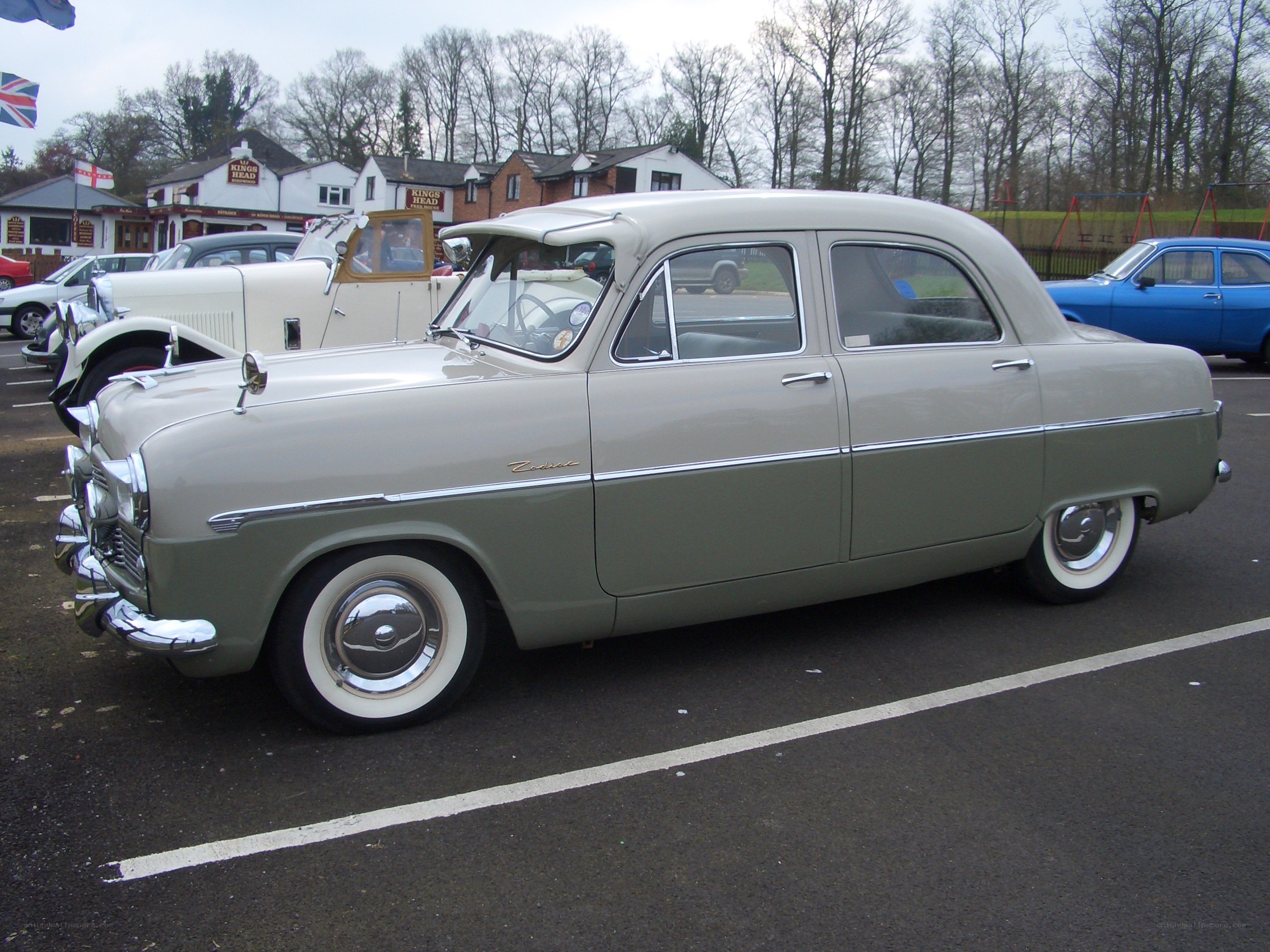 Classic car at a show