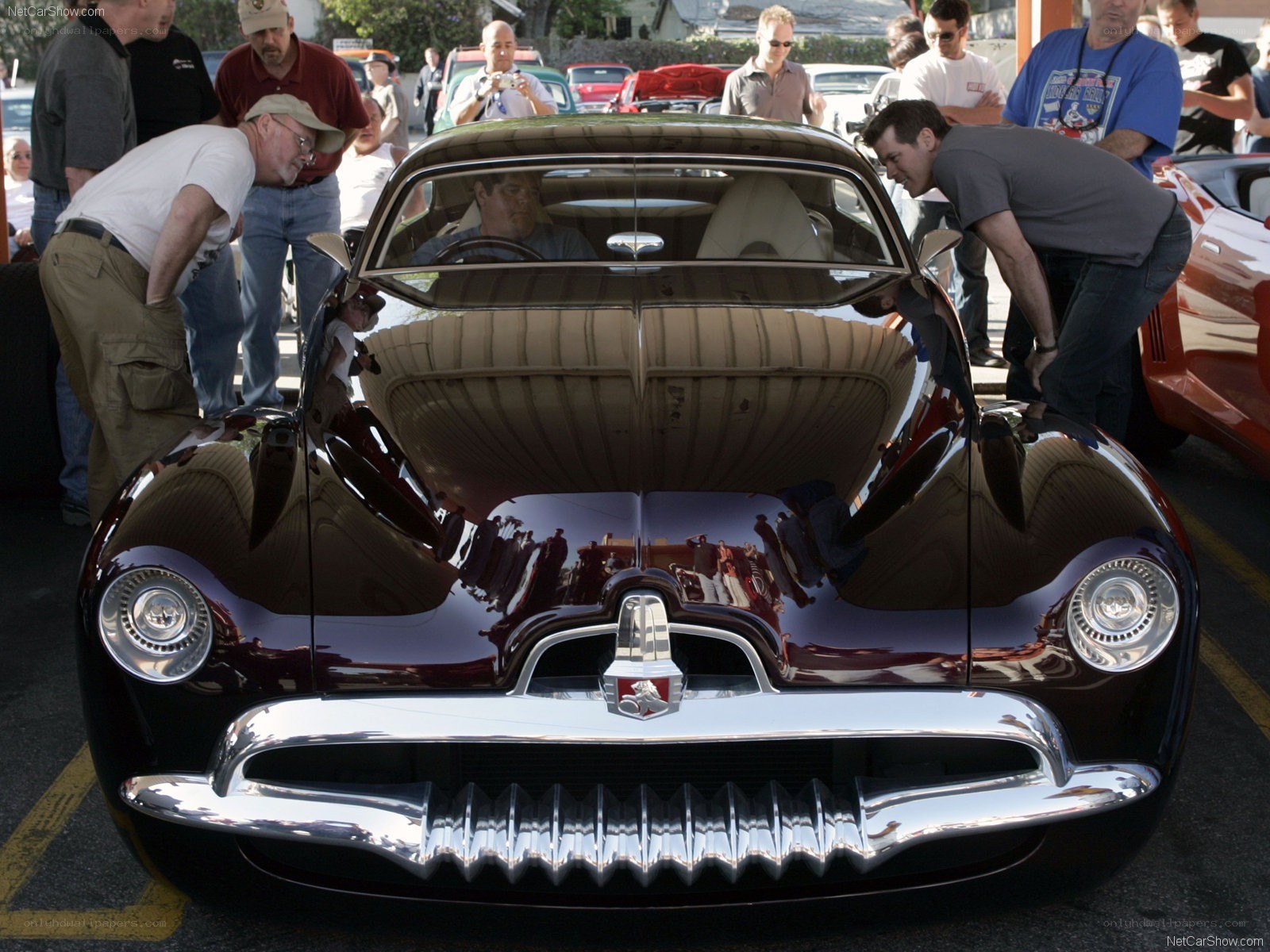 Classic car at a show