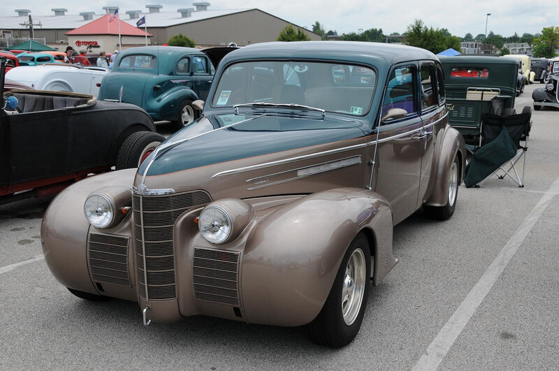 Classic car at a show