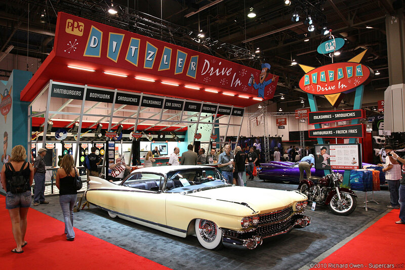 Classic Car at a Show — Red
