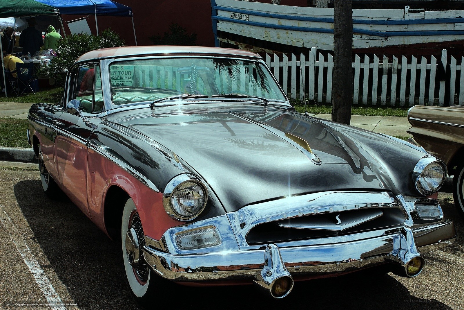 Classic car at a show
