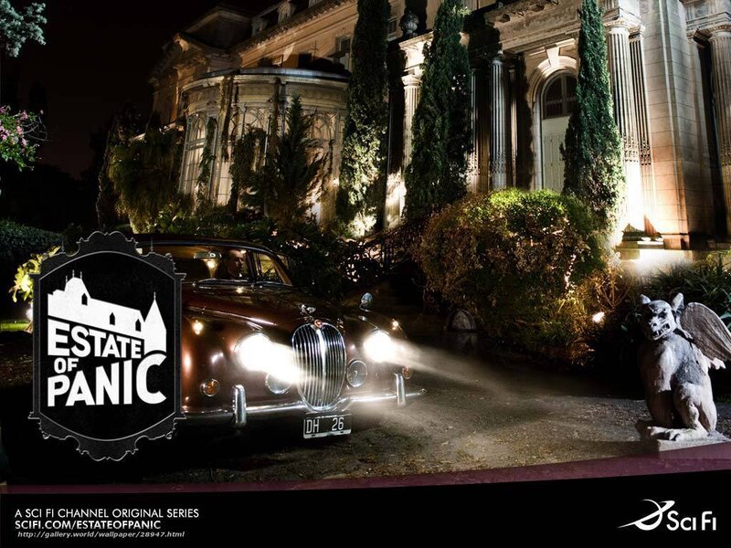 Classic Car at Night — Black, Dramatic, Photograph
