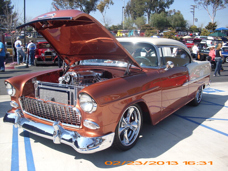 Classic Car at Show — Brown, Outdoor