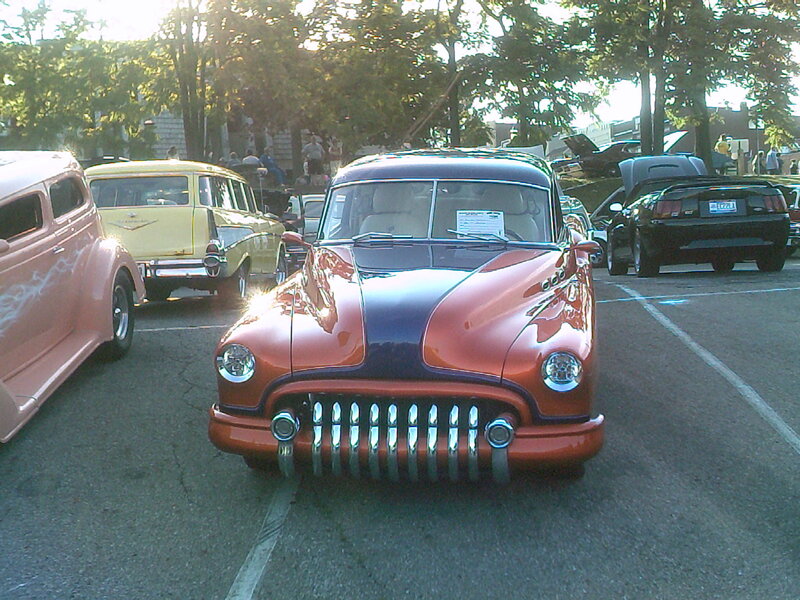 Classic Car at Show — Orange