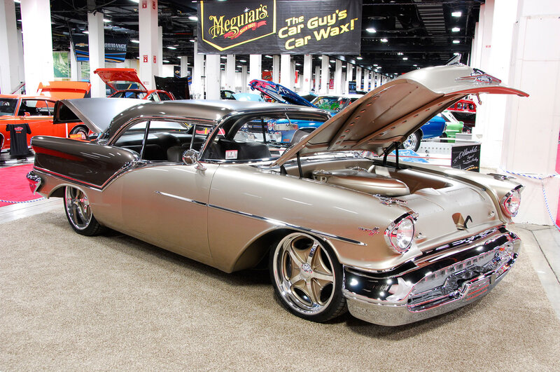 Classic Car at Show — Silver