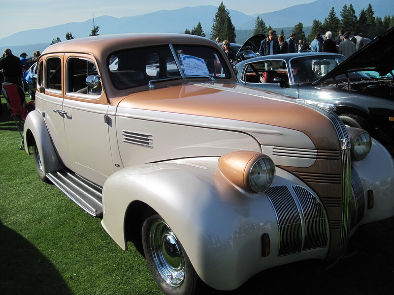Classic Car at Show — White, Outdoor