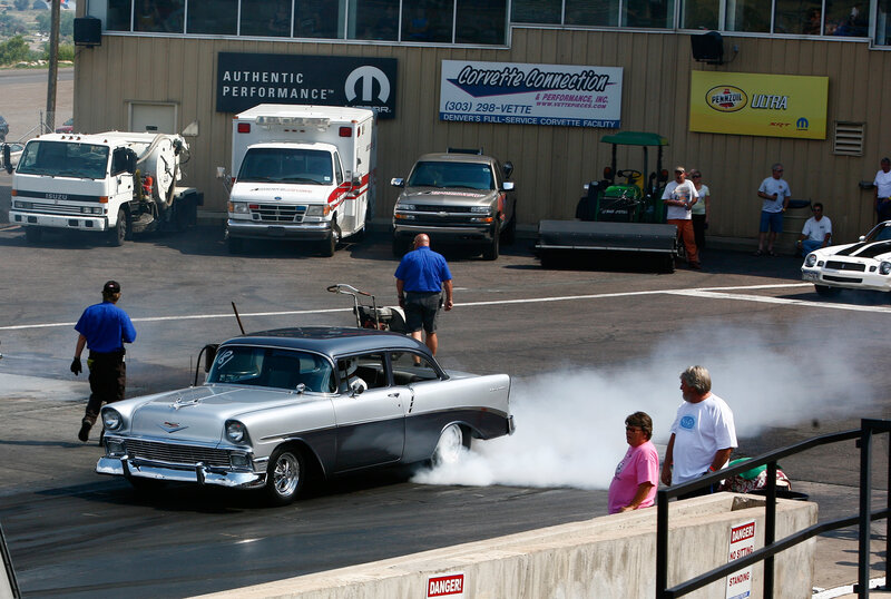 Classic Car Burnout — Silver
