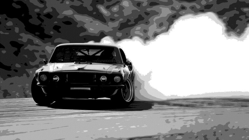 Classic Car Drifting