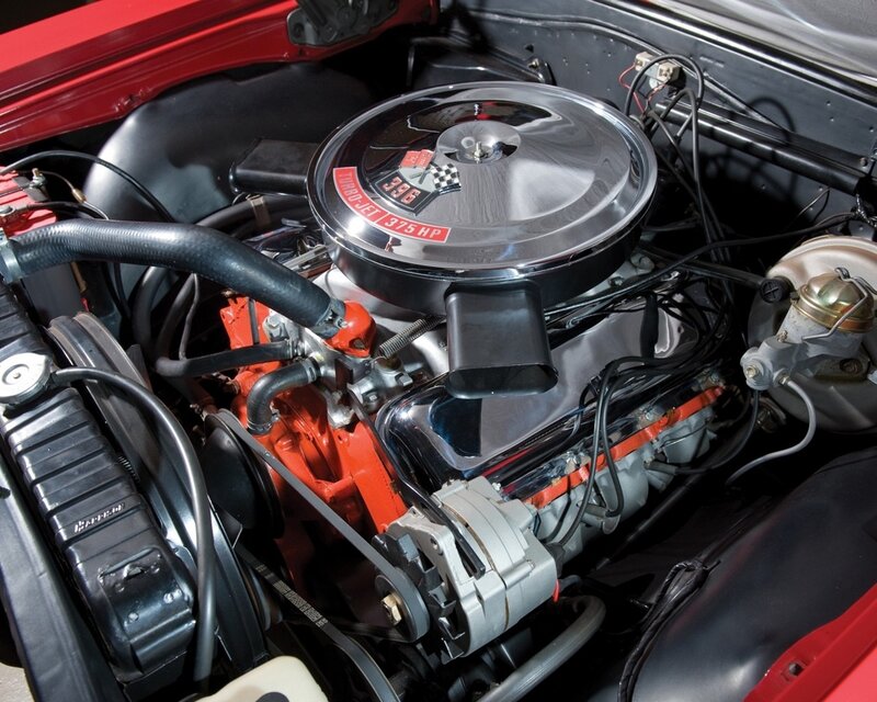 classic car engine bay