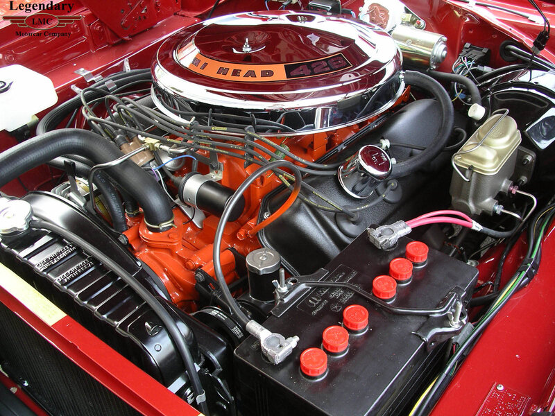 classic car engine bay