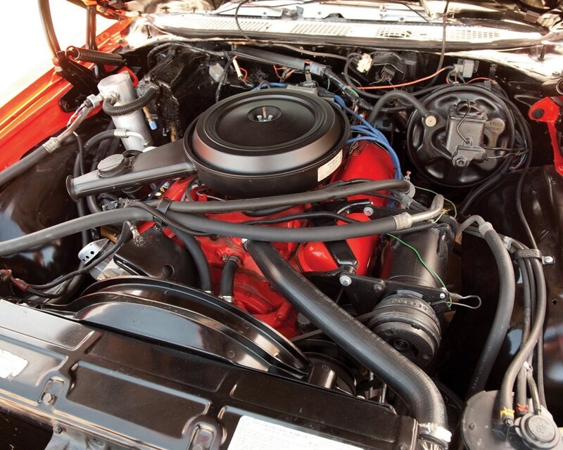 classic car engine bay