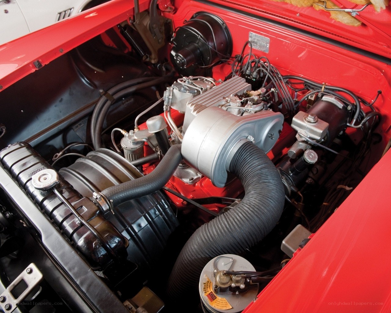 classic car engine bay