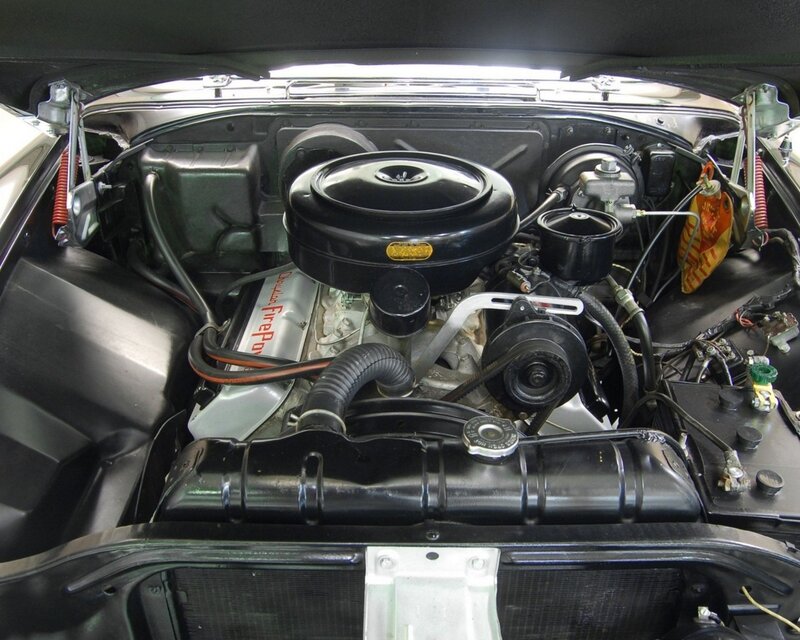 classic car engine bay