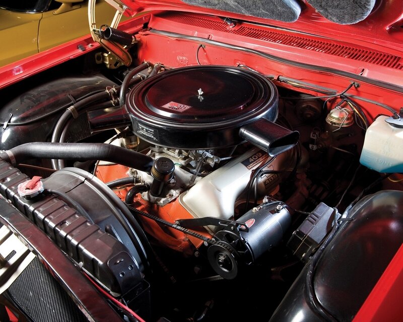 classic car engine bay