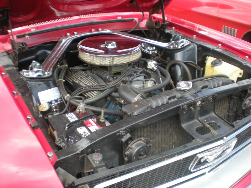 classic car engine bay