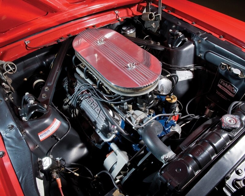 classic car engine bay
