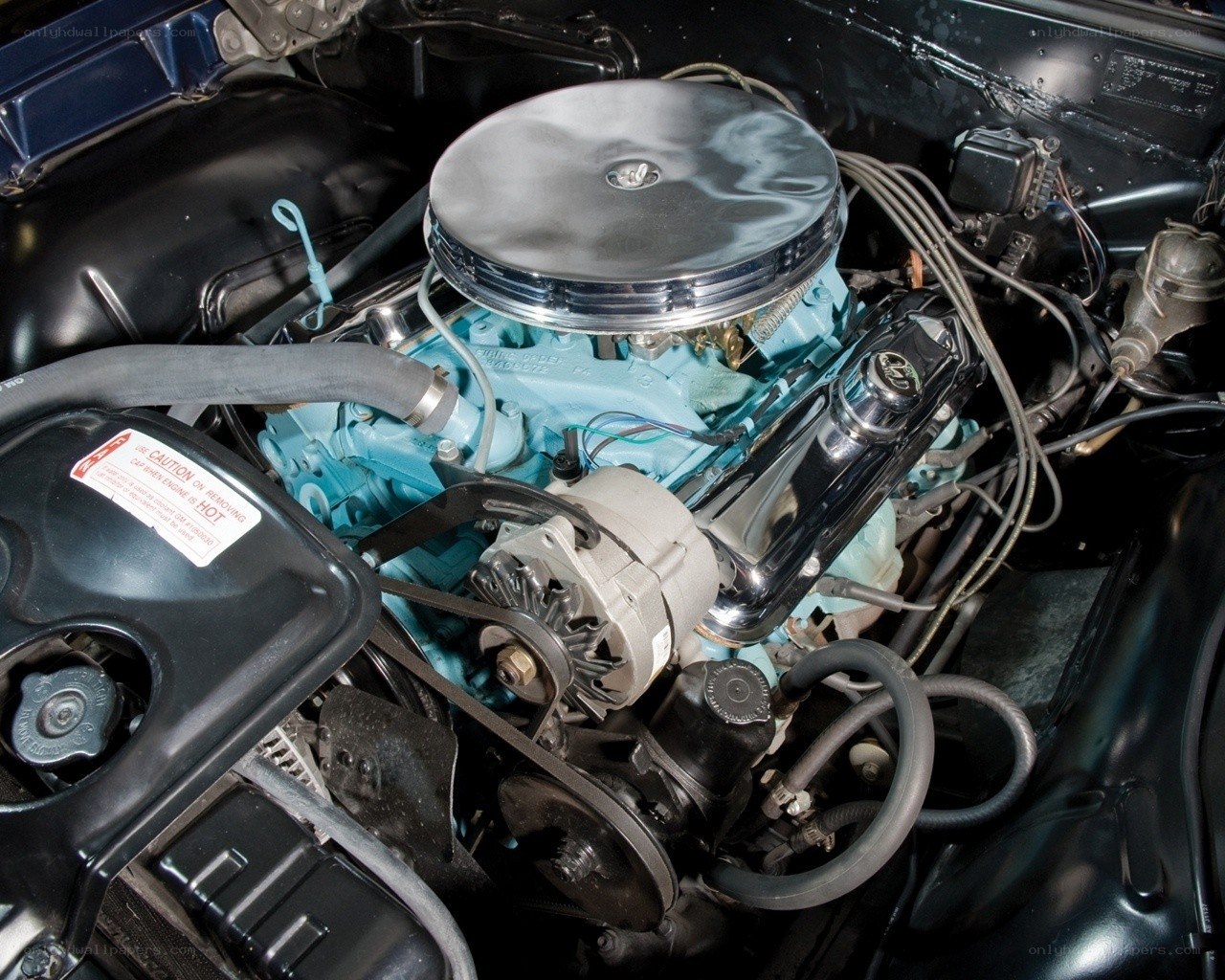 classic car engine bay