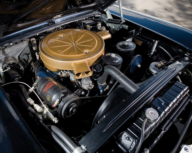 classic car engine bay