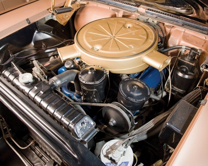 classic car engine bay