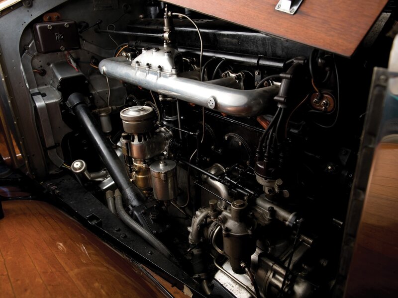 classic car engine bay