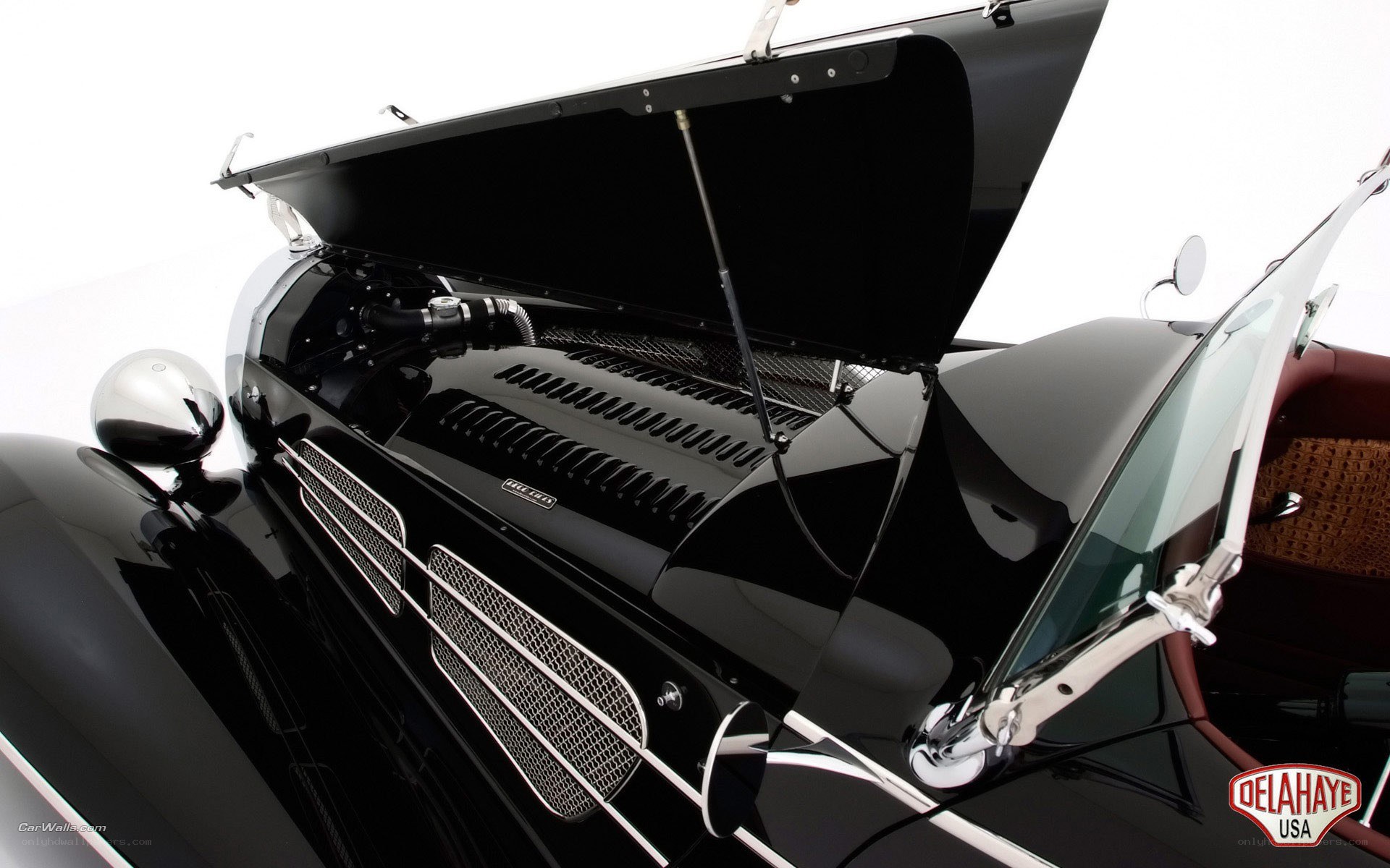 classic car engine bay